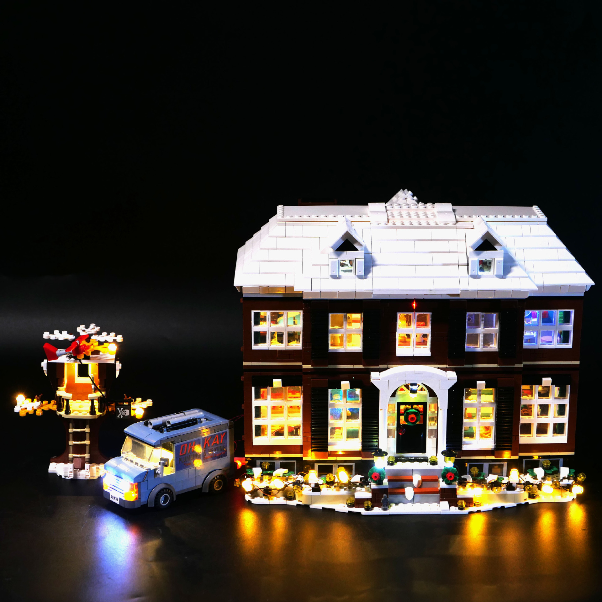 DIY building blocks lighting compatible with Lego 21330 little master IDEAS building blocks remote control version LED lighting