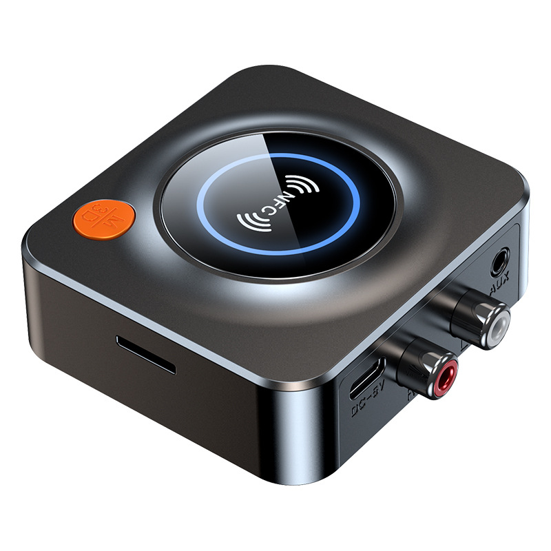 New C52 Bluetooth adapter Bluetooth 5.1 audio receiver TV audio adapter support NFC connection