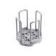 gray telescopic dish rack
