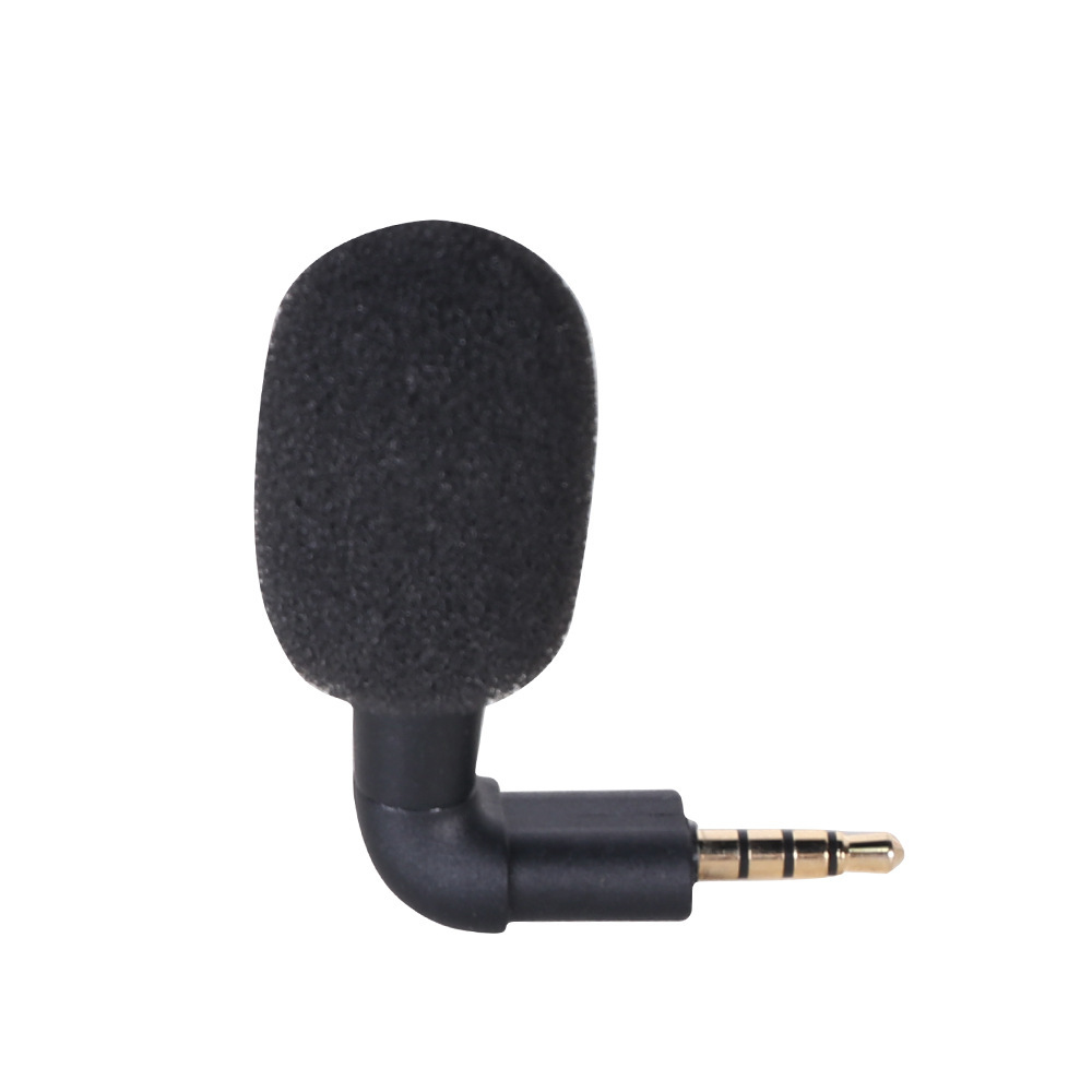 Factory direct supply mobile phone SLR camera Mini small microphone interview recording Mini small microphone live amplification