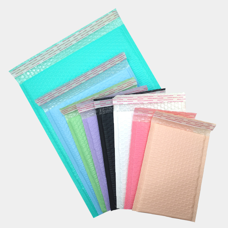 Color bubble bag thickened co-extruded film Self-adhesive bag shockproof bubble envelope express packing bag clothing packaging bag