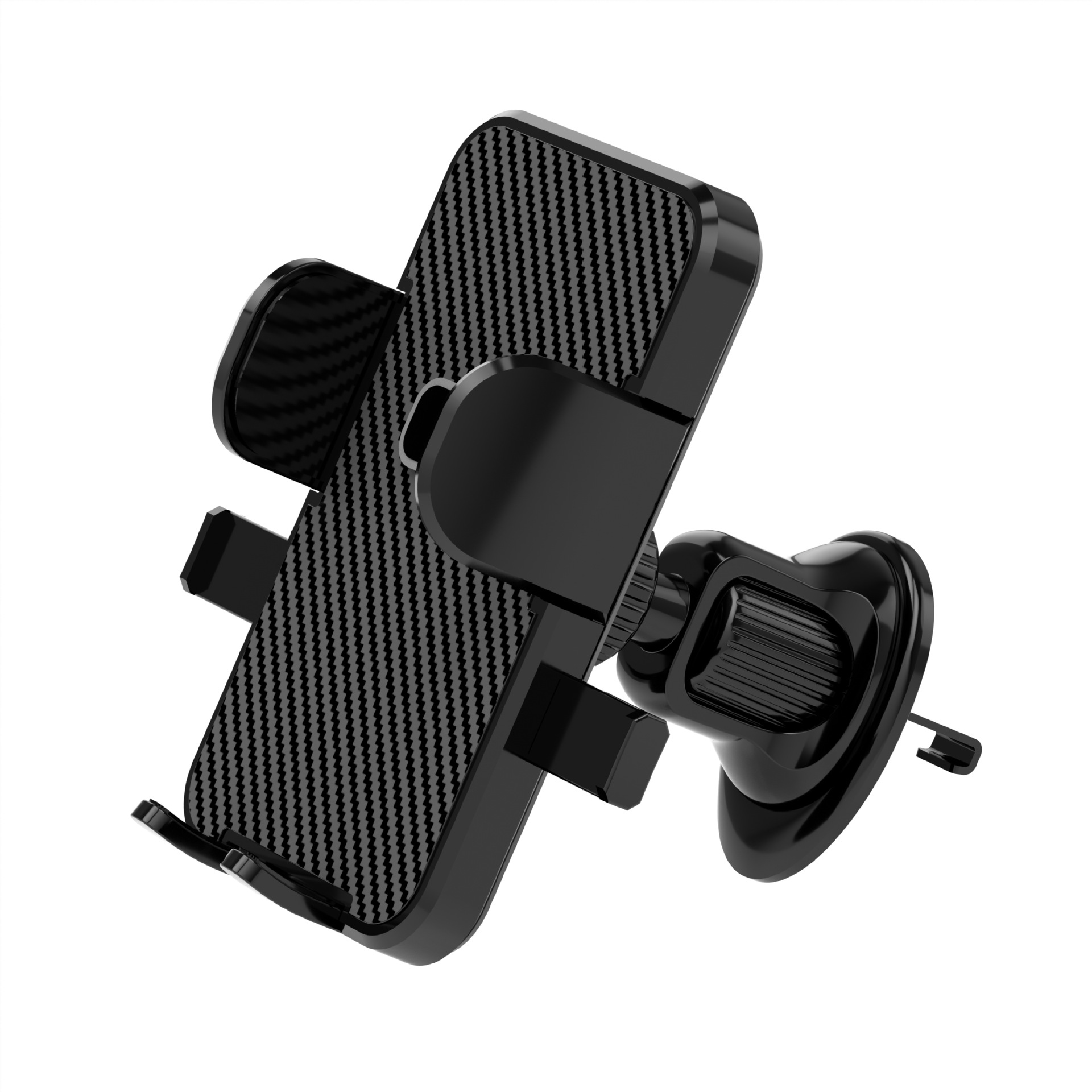 Car mobile phone bracket air outlet rotatable support frame car one lock car navigation frame