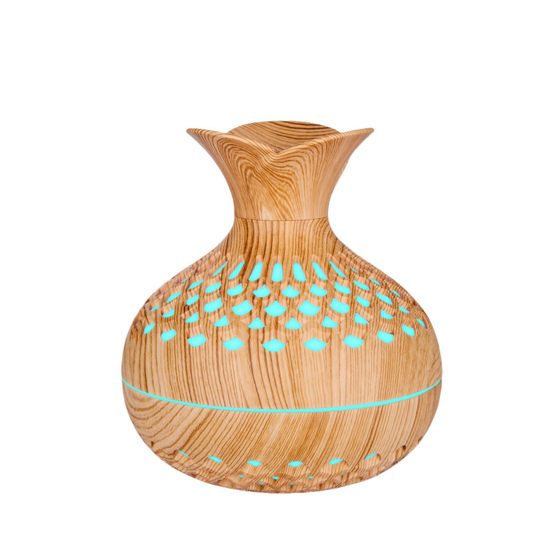 Aromatherapy machine vase sprayer bedroom office desktop ornaments wood grain aroma machine hydrating air aromatherapy humidifier