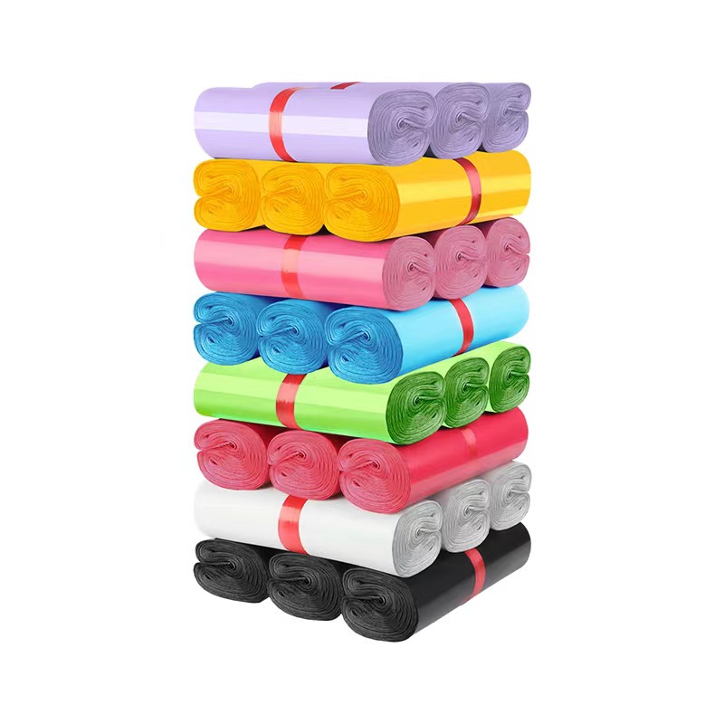 White thickened new material express bag e-commerce packing bag waterproof bag logistics self-adhesive bag bulk bag postage