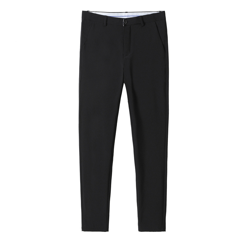 2022 Spring and Summer New Men's Wear Men's Pants Black Business Pants Men's Straight Slim-fit Suit Pants Pants Casual Pants Men's