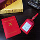Cross-border in stock luggage tag and suit holder luggage tag passport holder