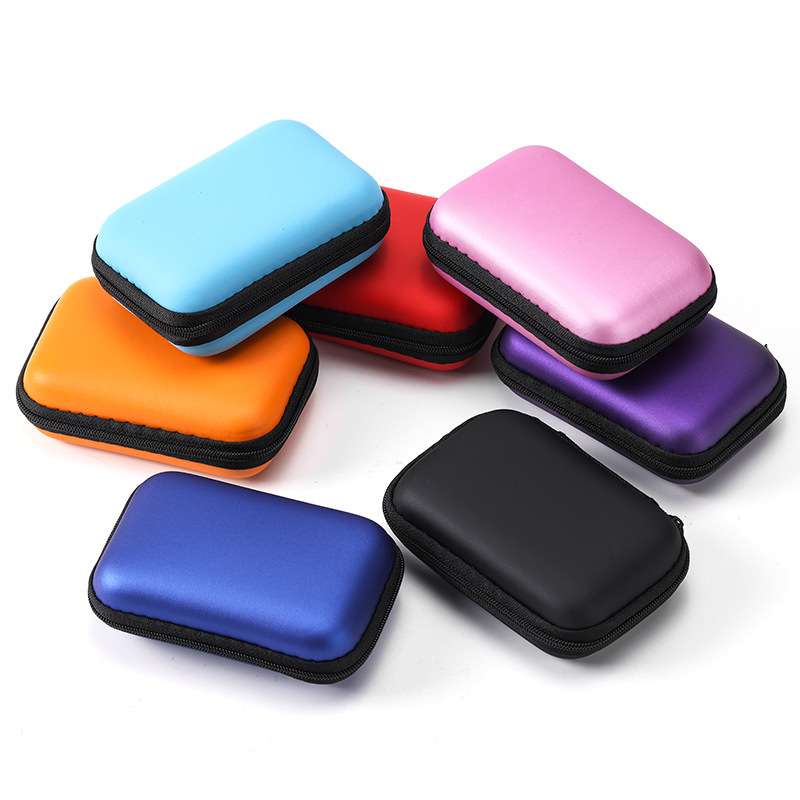 長方形のイヤホンバッグのデータラインの収納バッグevaイヤホンバッグbluetoothイヤホンのジッパーバッグの電子製品バッグ|undefined