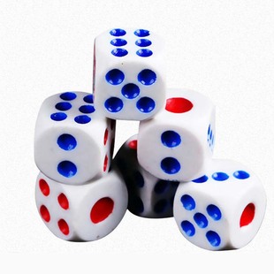 Full size dice color plastic size wholesale entertainment special 100 grain one plate plastic numbers