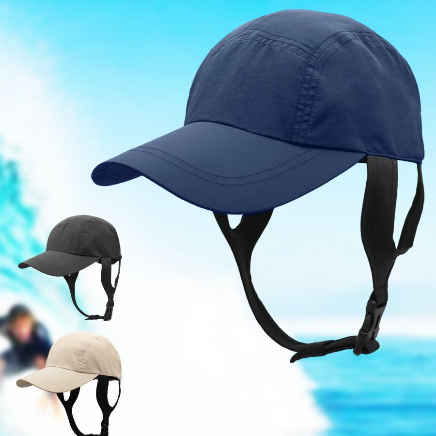 New Sunscreen Cap Men's Summer UPF50 Outdoor Paddling Surfing Sun Hat Hiking Fishing Face-Covering Sun Hat