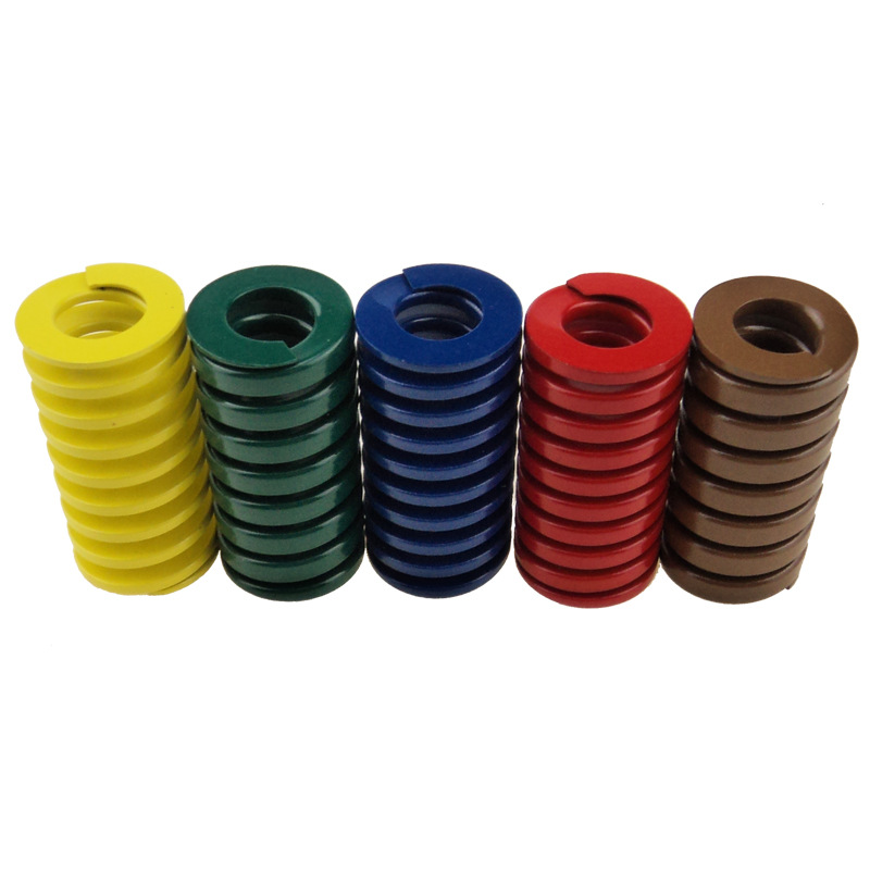 Wholesale mold TM Red Spring day standard compression short pitch spiral compression flat wire compression spring 30/35/40/50/60