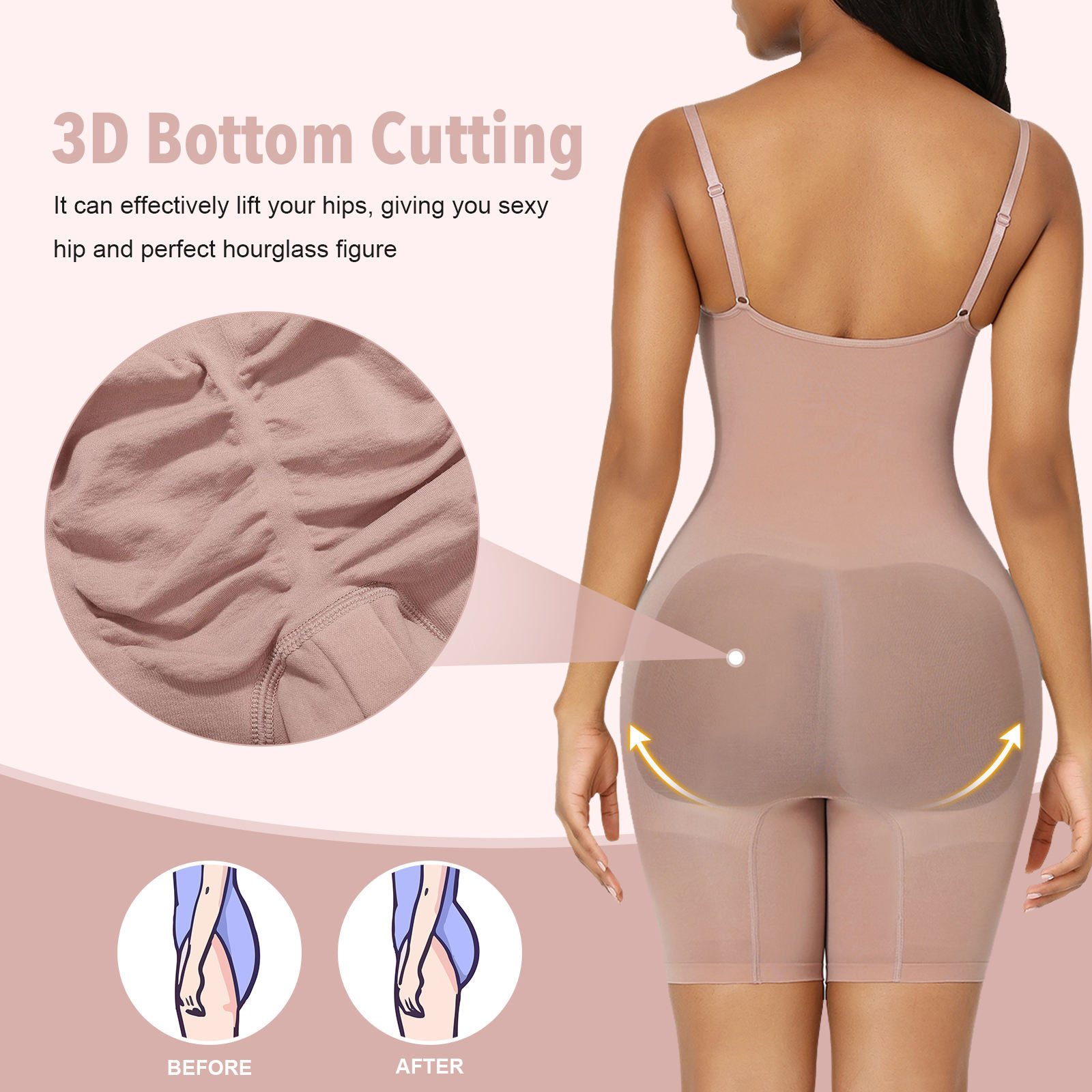 European and American Explosive One-piece Shaping Clothes One-piece Abdominal Shaping Slimming Clothes Lifting Arm Waist Corset Underwear One-piece Clothes