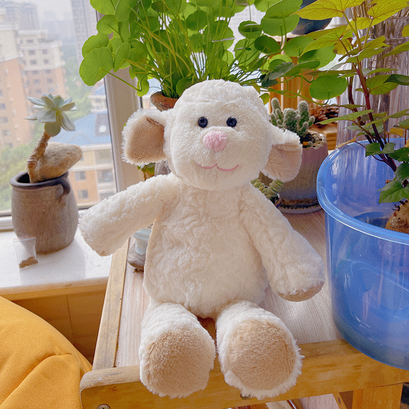 Nordic Soft Lamb Doll Good Sheep Sleeping with Children's Soothing Rag Doll Cartoon Doll Plush Toy
