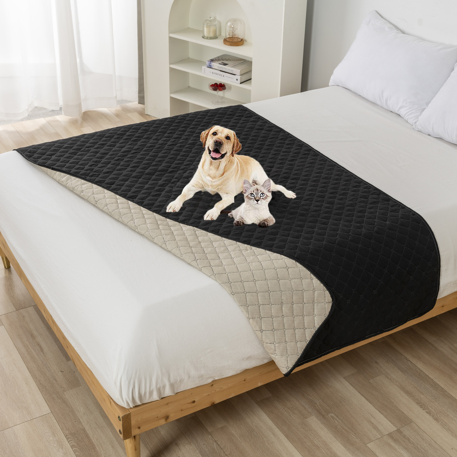 Amazon waterproof non-slip pet mattress pet blanket factory direct furniture mattress sofa waterproof protection pad