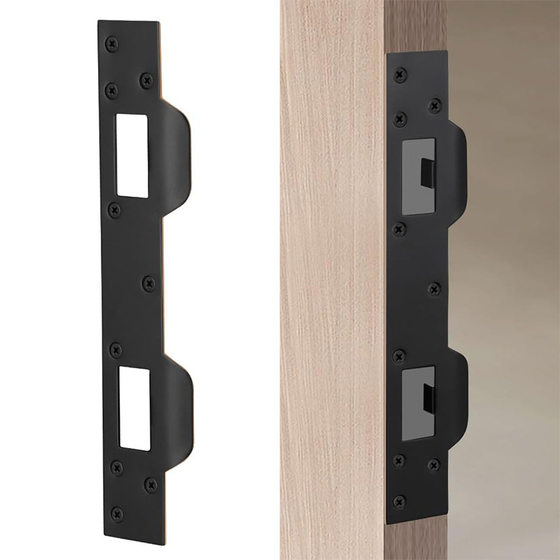 Heavy Duty Metal Latch Plate Reinforcement Double Hole Reinforcement Buckle Plate Security Latch Plate for External Internal Sector
