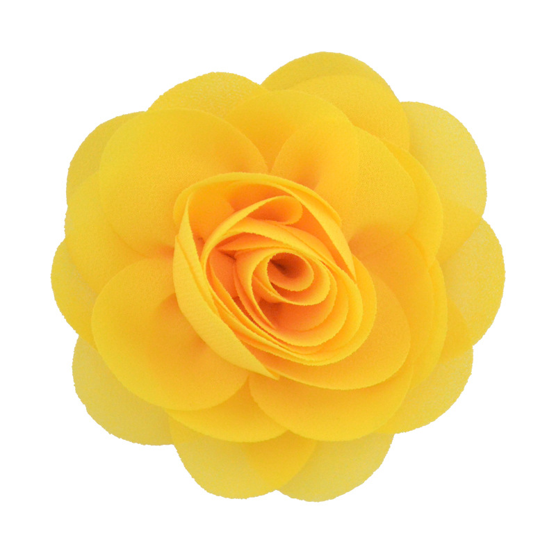 Foreign trade handmade fabric flower selling 8cm chiffon peony flower diy shoes flower hat flower headdress accessories 28 colors