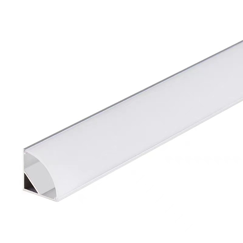 LED strip light shell black aluminum groove light slot open-mounted embedded shape triangle arc aluminum alloy light slot