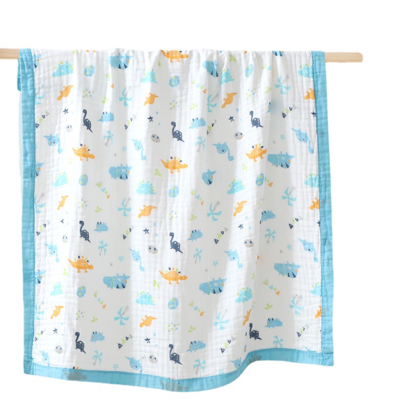 Baby Bath Towel Cotton Four-layer Gauze Cotton Newborn Baby Bath Bag Quilt Soft Absorbent Cover Blanket Bath Towel