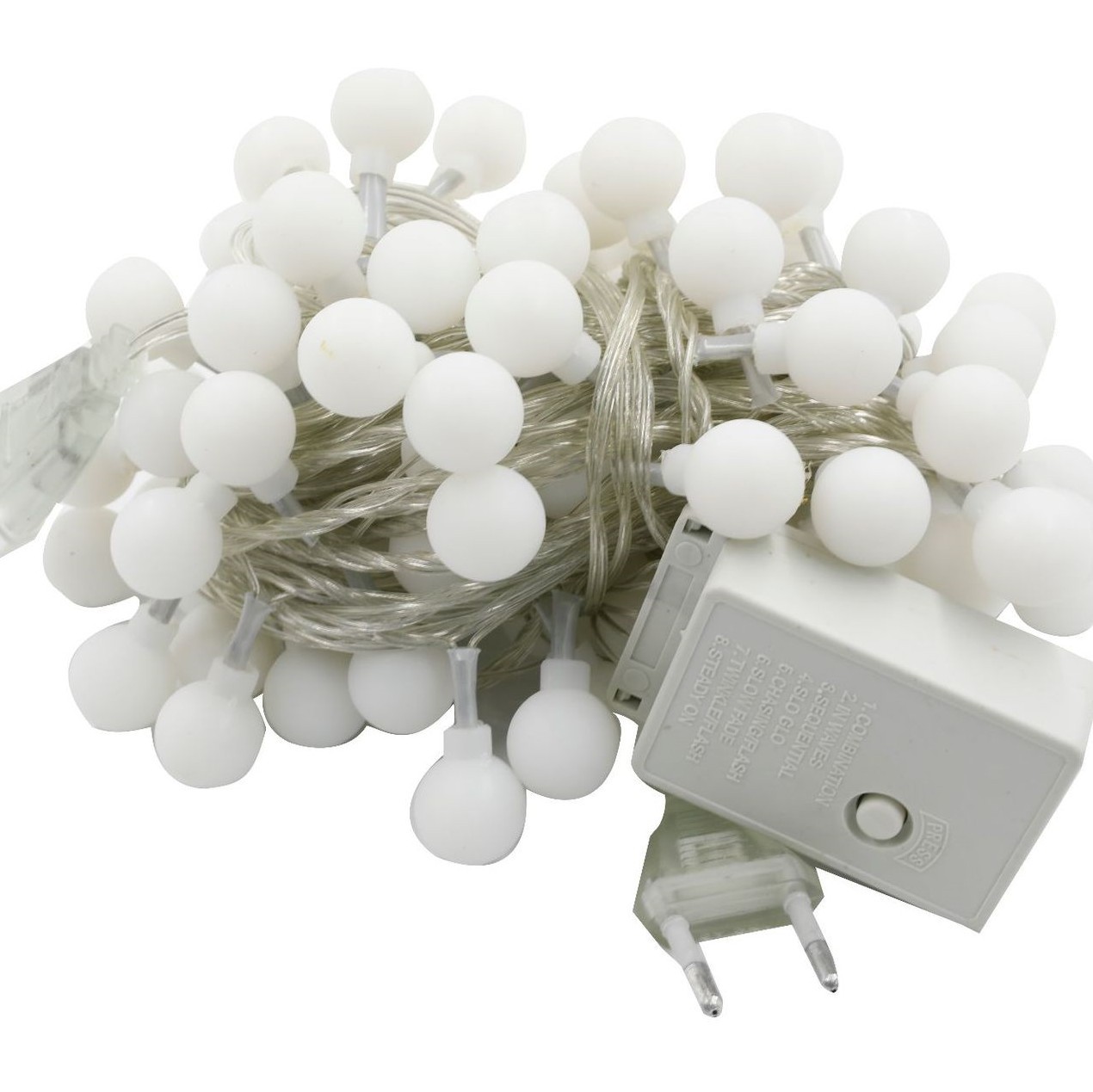 Solar string lights Christmas holiday outdoor camping tent canopy wedding decoration star lights round ball lights wholesale