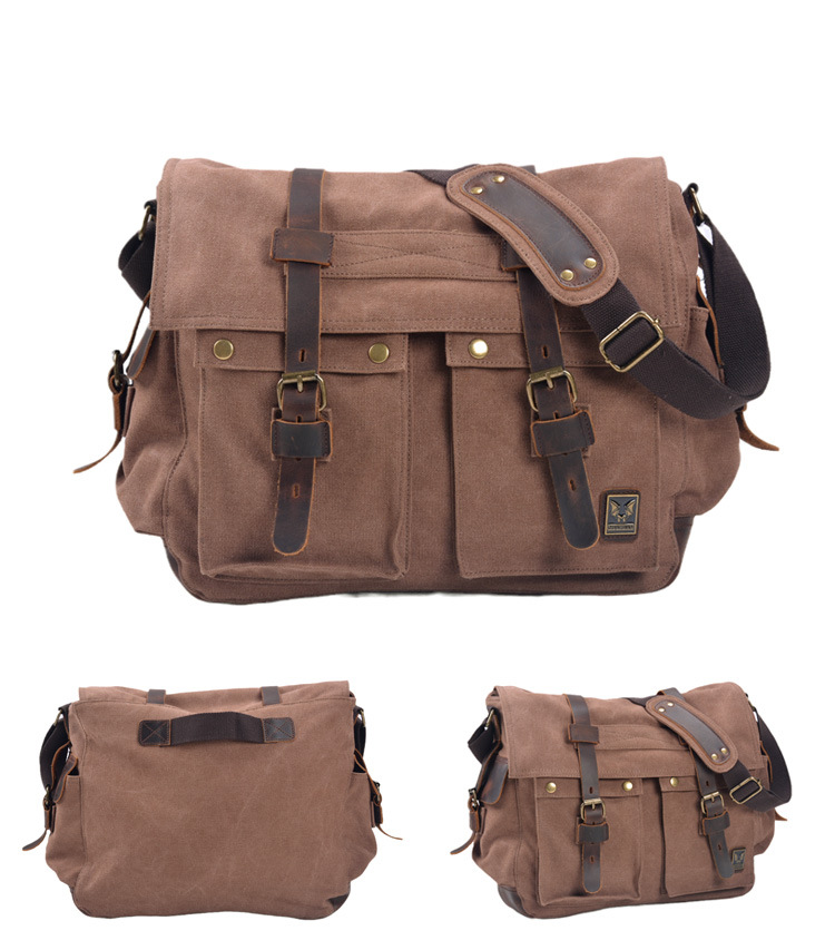 Borsa a tracolla per computer da 17 pollici di grande capacità, borsa a tracolla da uomo in pelle di mucca Crazy Horse, borsa a tracolla retrò europea e americana, borsa casual da scuola_voghion.com