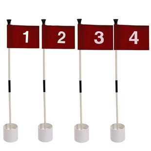 Golf green flagpole green flag practice flagpole Group course supplies golf flagpole hole Cup flagpole set