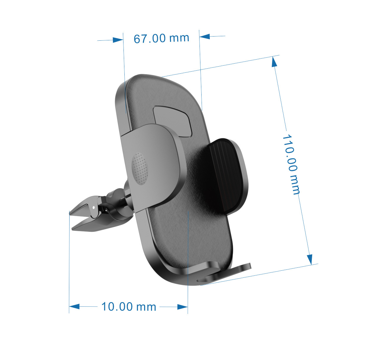 New cross-border private model car phone holder air outlet automatic lock car navigation bracket wholesale