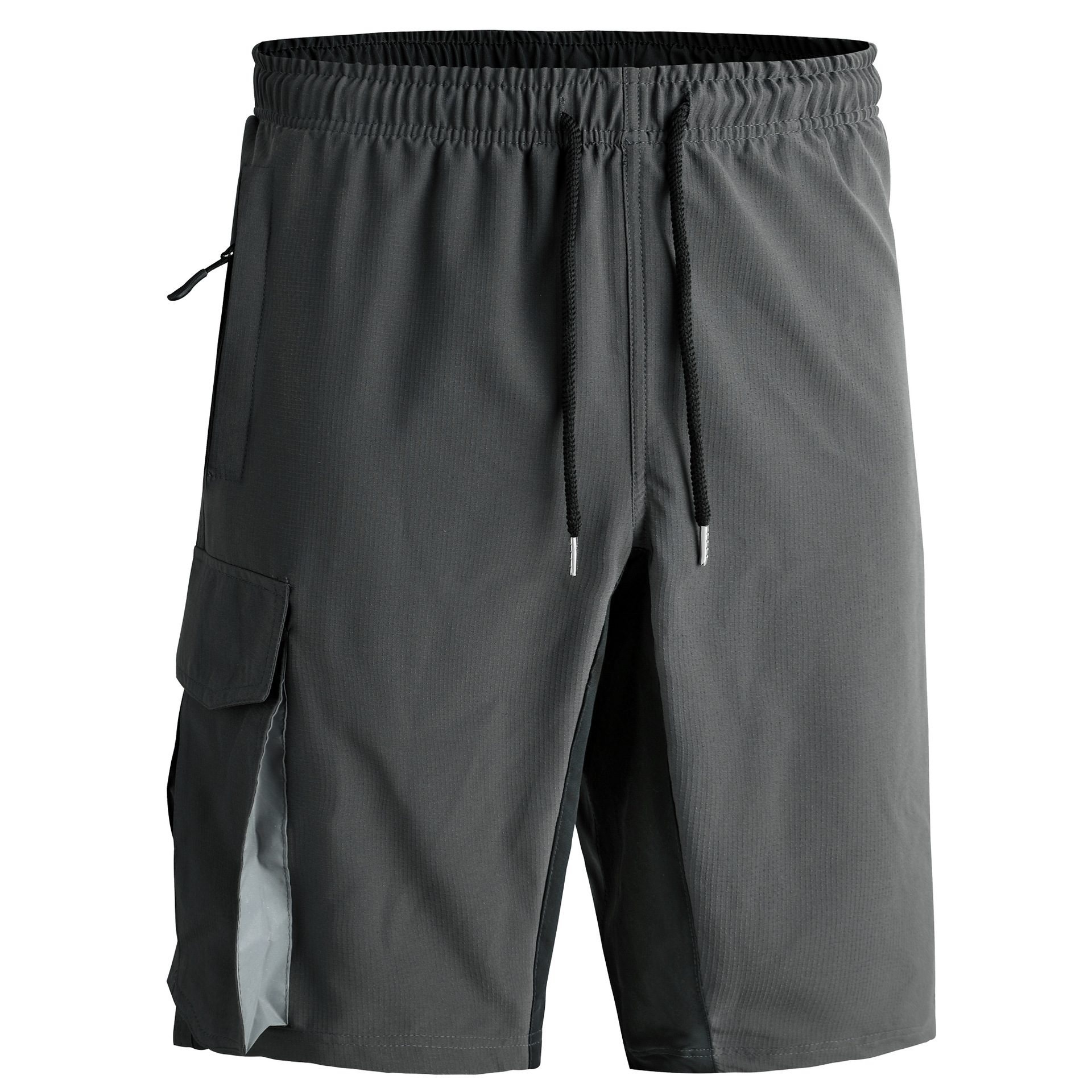 American Size Men's Quick-drying Drawstring Cycling Shorts Foreign Trade Large Size Contrast Casual Lycra Breathable Stretch Climber Pants
