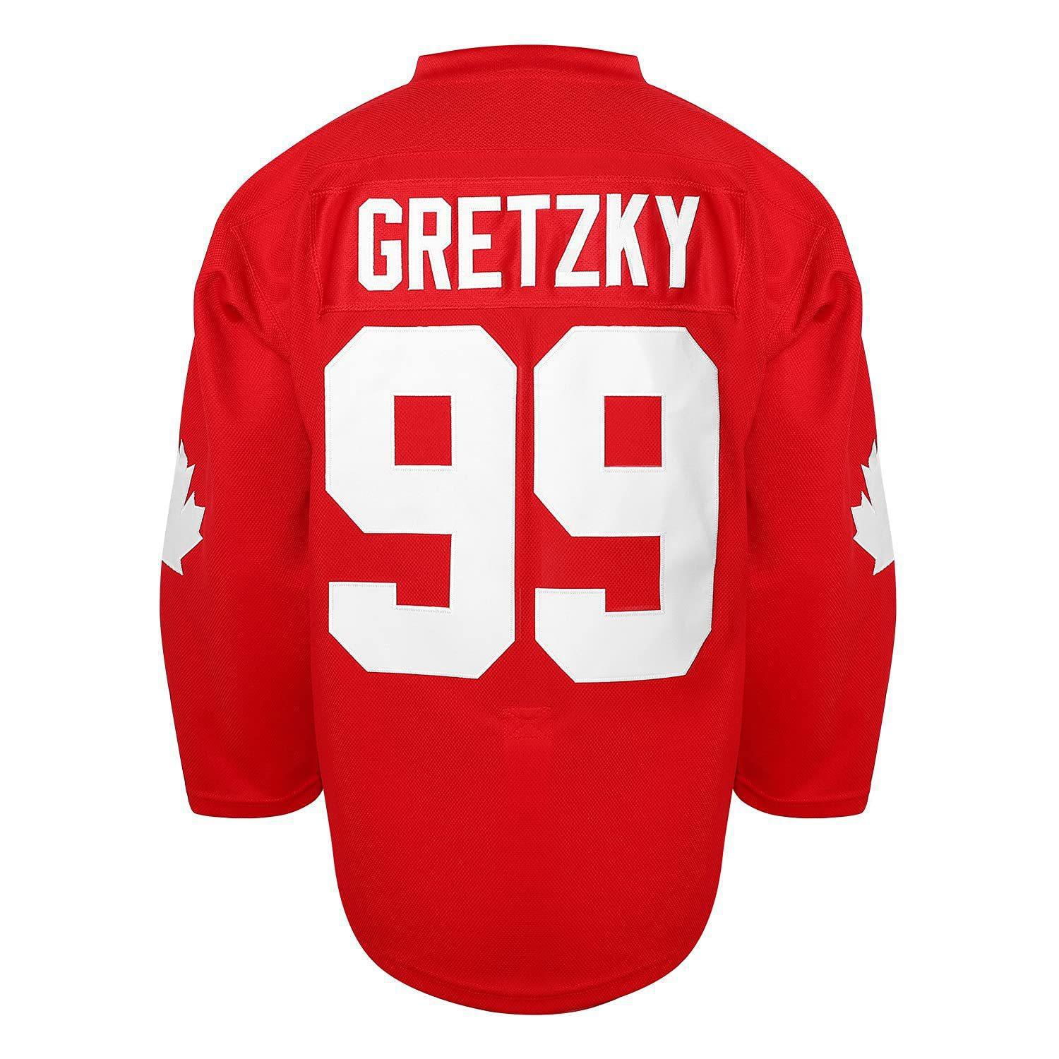 Gretzky hockey jersey size 99 red Maple Leaf Hockey suit plus size outdoor performance costume vintage ball suit