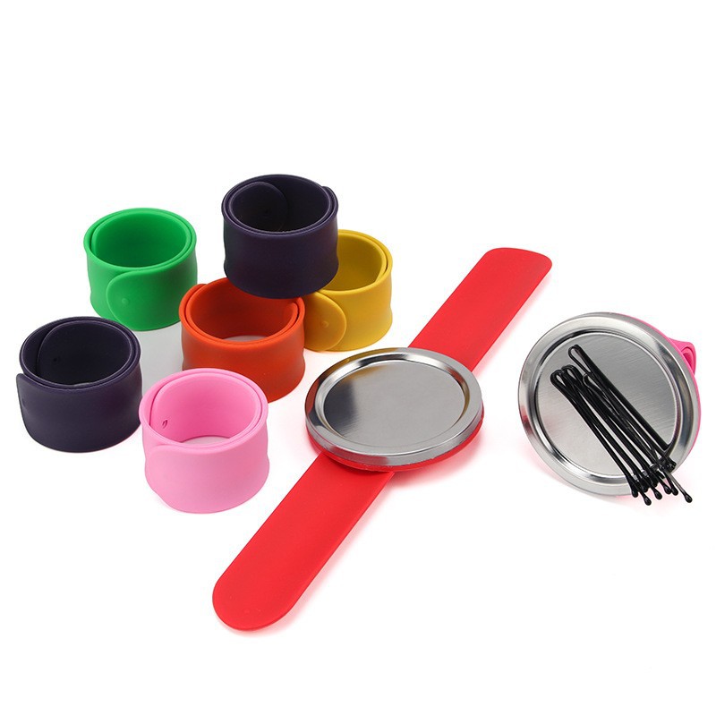 New groove magnet clap bracelet silicone hair magnet clap ring magnet needle suction device hair clip hair paste tool