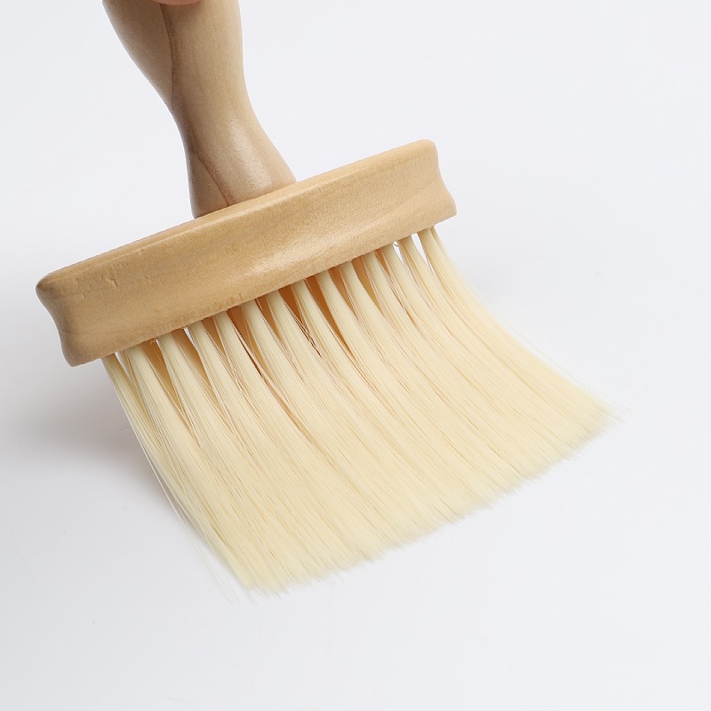 Car interior cleaning brush solid wood handle car air conditioning air outlet brush car seat gap soft bristle brush