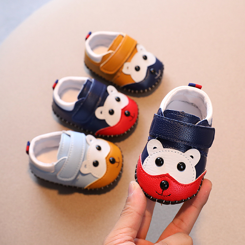 2021 Spring and Autumn New Baby Sew Bag Shoes Soft Sole Women's Doll Shoes Men's Toddler Shoes Small Leather Shoes Step Shoes