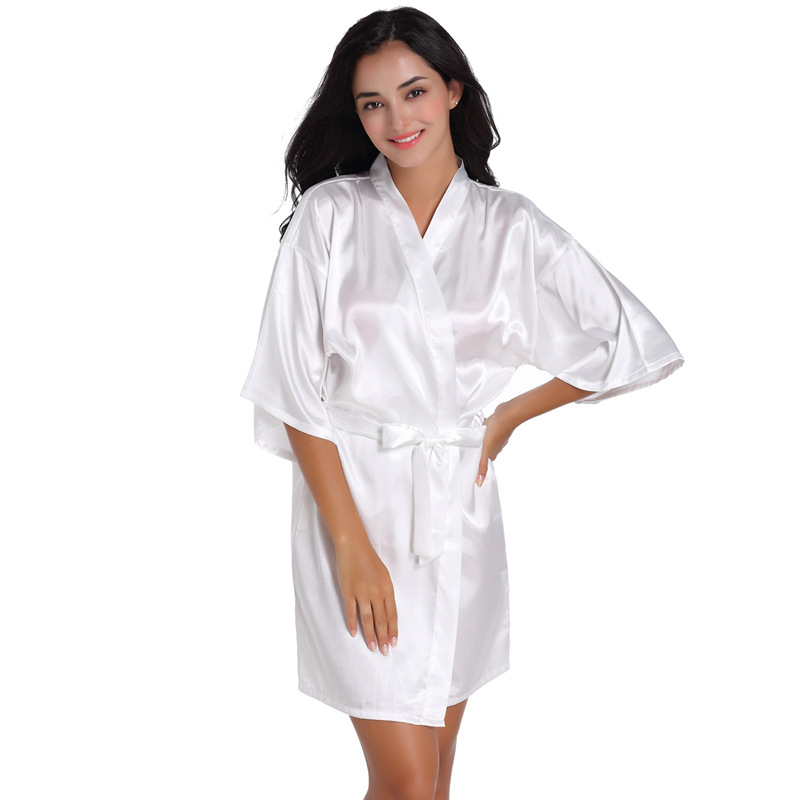 Women's Wedding Makeup Gown Hot Stamping Gold Bride Nightgown Women's Summer Thin Cardigan High-grade Bride Morning Gown