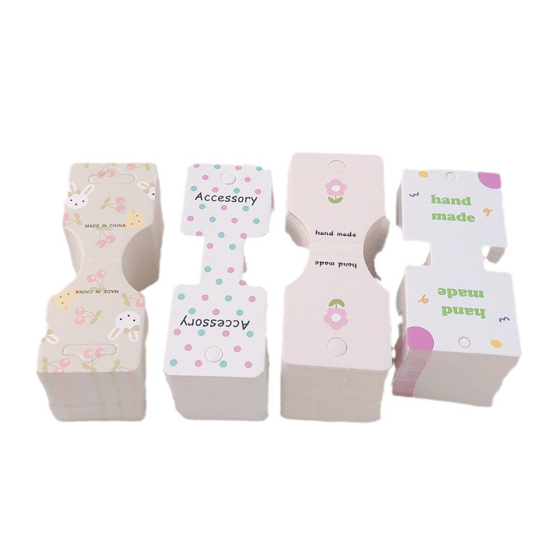 Korean Dongdaemun Same Style Hair Rope Card Packaging Korean Hair Accessories Hair Ring Hair Rope Dual-Use Cardboard