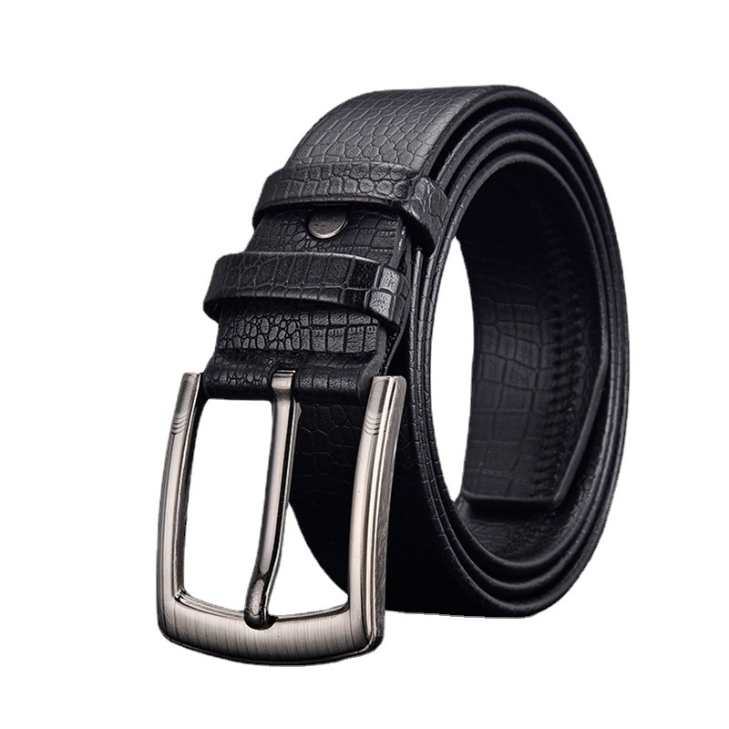 Belt Men's pin buckle fashion factory direct all-Match belt decoration advanced Belt Men's wholesale Belt Men's