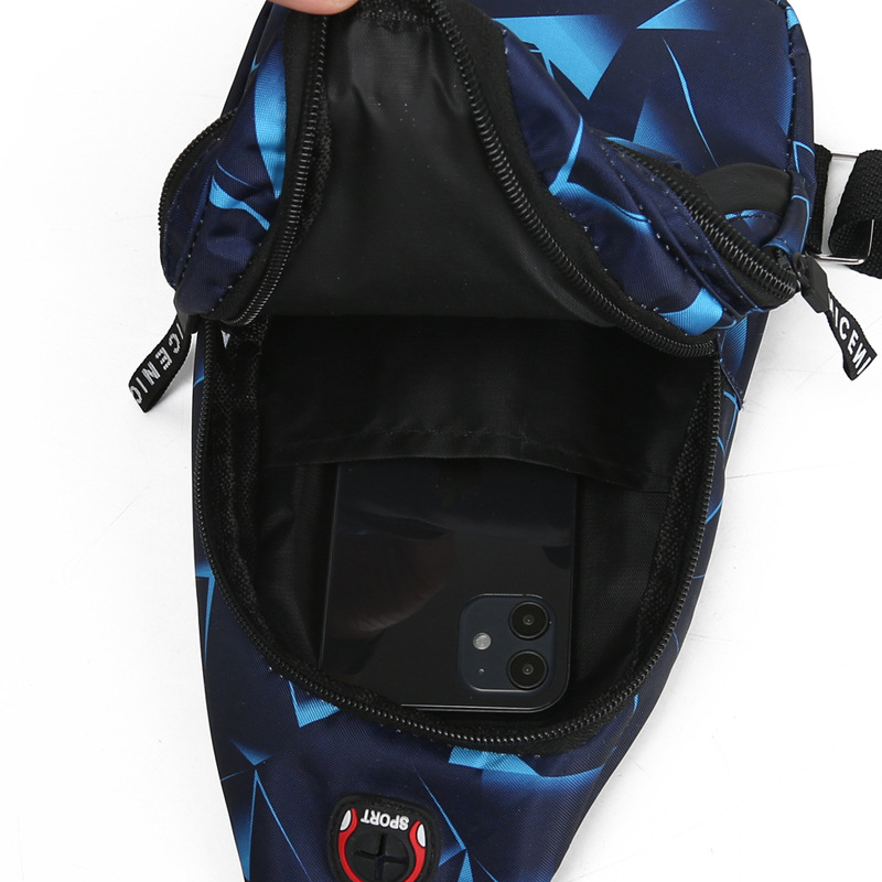 Cross-border Casual Small Chest Bag Men's Oxford Cloth Oblique Bag Men's Multi-layer All-match Large Capacity Shoulder Bag Foreign Trade