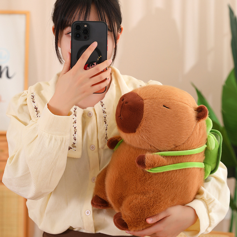 New capabala doll water Guinea Pig backpack plush doll creak Beaver pendant keychain pendant wholesale