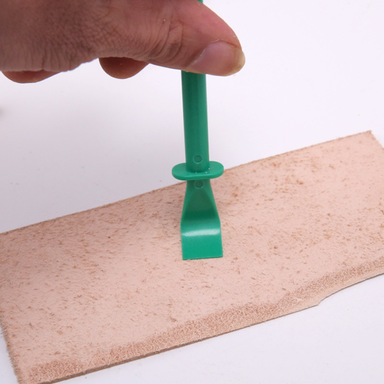 diy handmade leather tool upper film cowhide bag edge glue pair sticker scraper board rubber plate