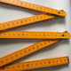Wooden folding ruler folding ruler wooden ruler metric scale ruler drawing tool teaching supplies 1.5 m folding 1 m ruler
