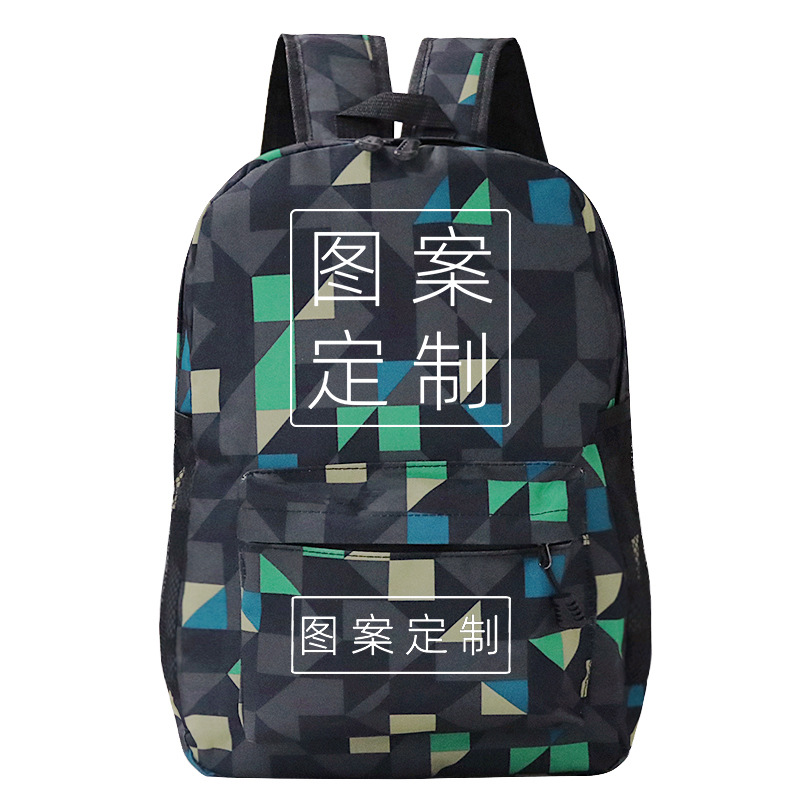 Cross-Border fashion Children's schoolbag Oxford cloth shoulder bag foreign trade a minimum order to make printed student backpack