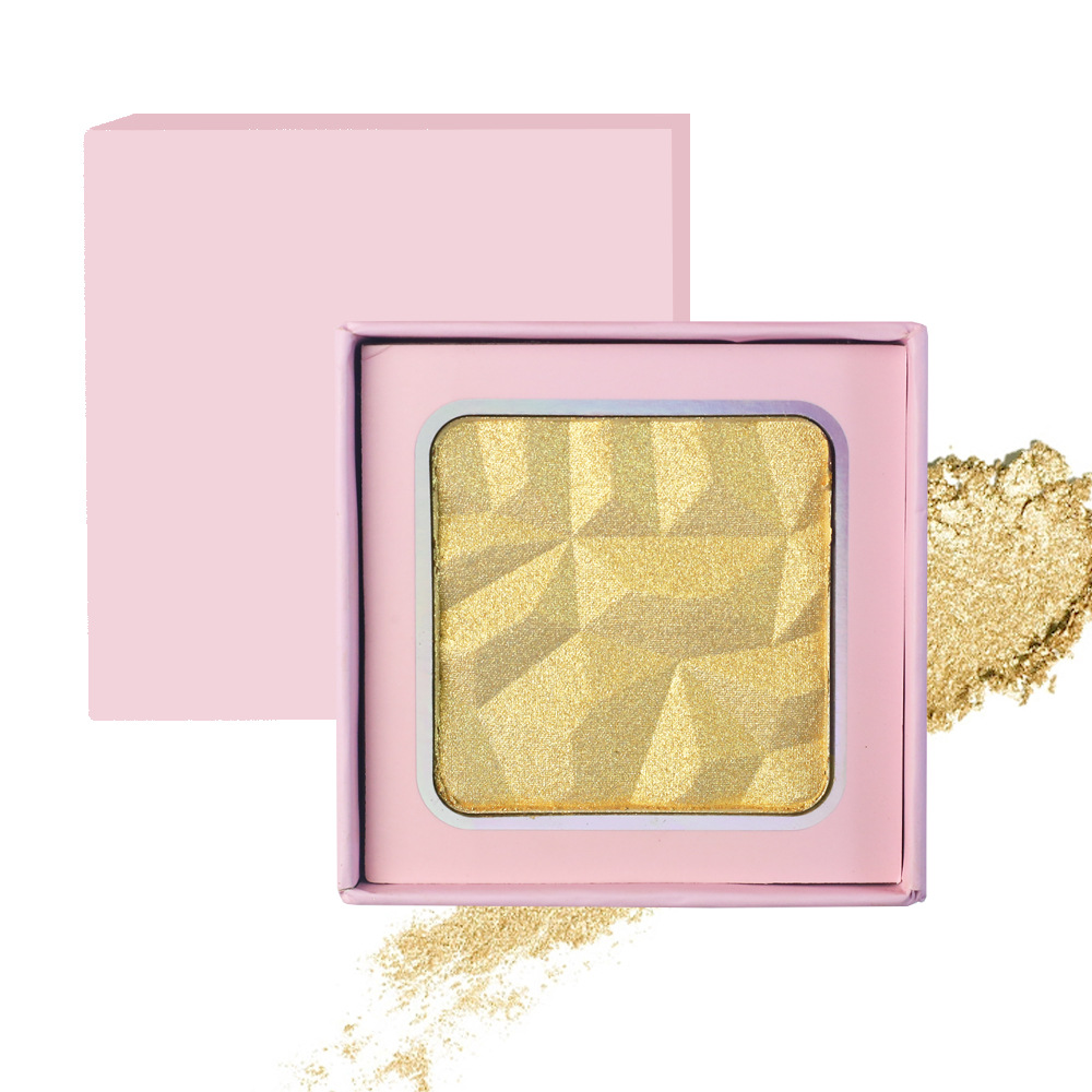 Cross-border monochrome three-dimensional high-light neutral logo-free low-light style repair powder cake brightens 12-color factory spot