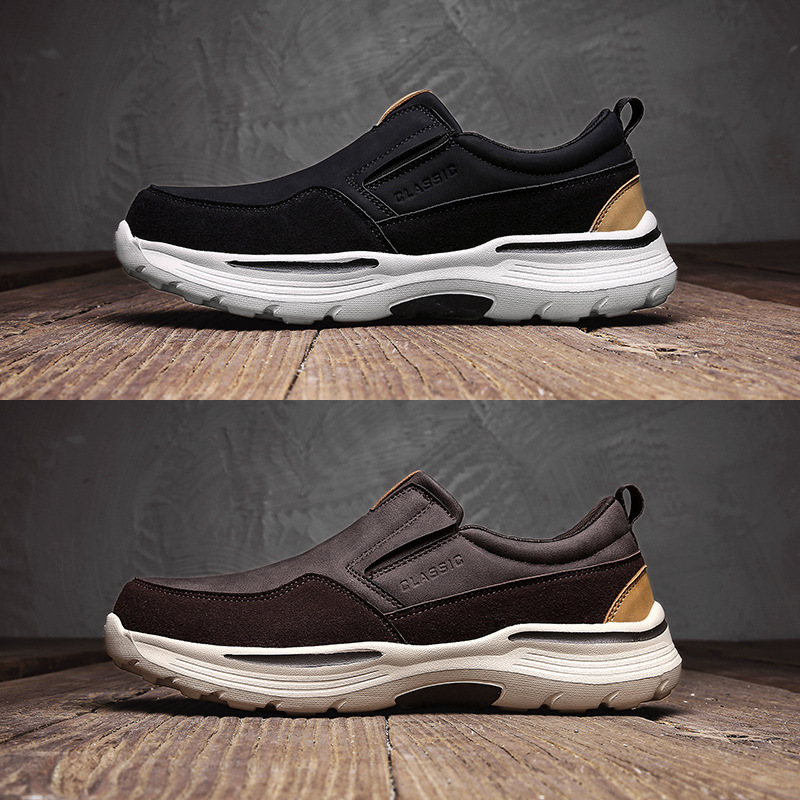 Factory Direct Sale Cross-Border Plus Size Canvas Shoes Men's Casual Leather-Faced Fabric Shoes One-Piece Men's Old Beijing Fabric Shoes