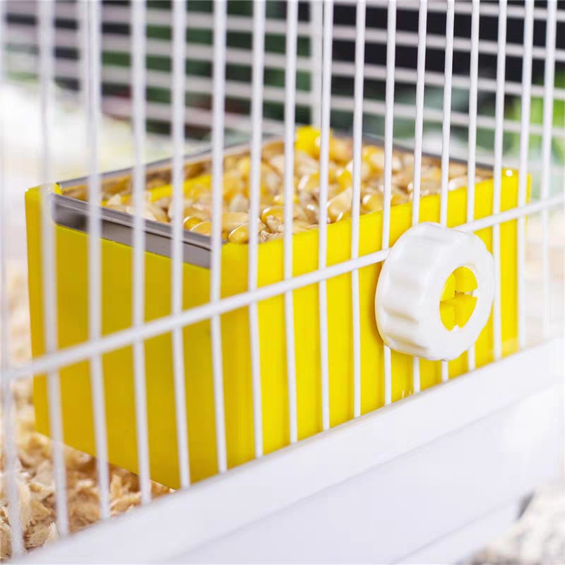 Rabbit Food Box Anti-biting Anti-picking Totoro Dutch Pig Guinea Pig Anti-turning Fixed Bowl Food Trough Rabbit Supplies