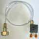Outlet valve with pressure relief function (only for flat gas tank)