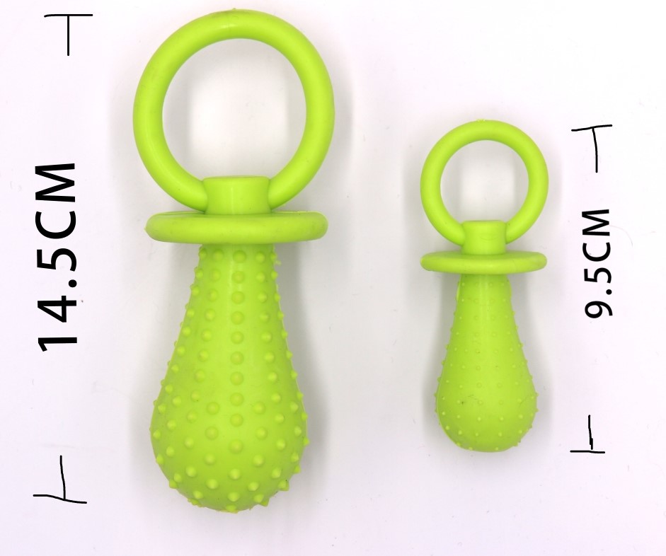 Pet supplies TPR toy pacifier bite glue sound dog toy Bell toy molars pet supplies wholesale