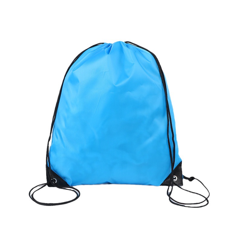 In stock polyester drawstring Oxford cloth advertising backpack marathon outdoor sports basketball bag