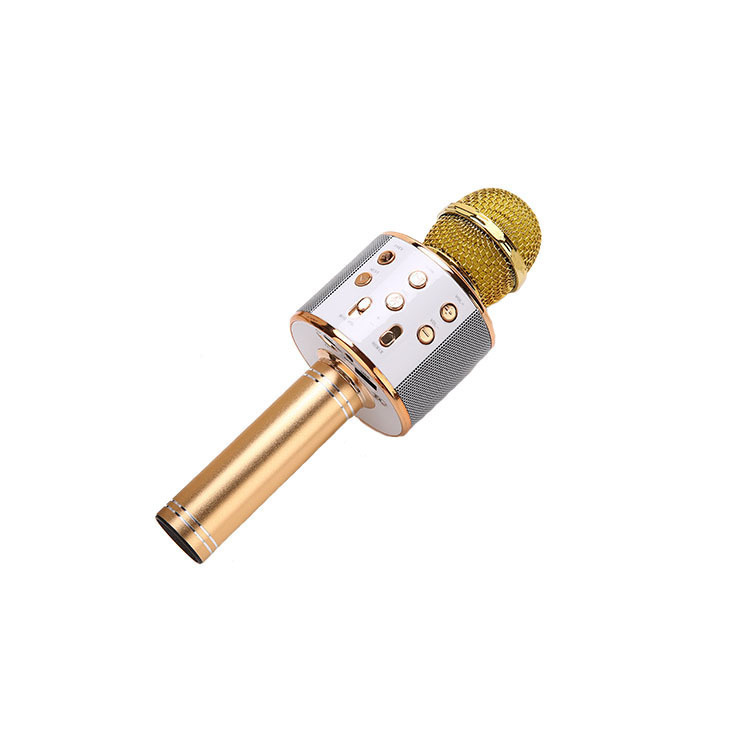 WS858L микрофон мобильного телефона беспроводной Bluetooth с подсветкой караоке микрофон мобильного телефона Bluetooth аудио караоке Бао