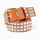 Brown with silver pyramid 3.8*110CM