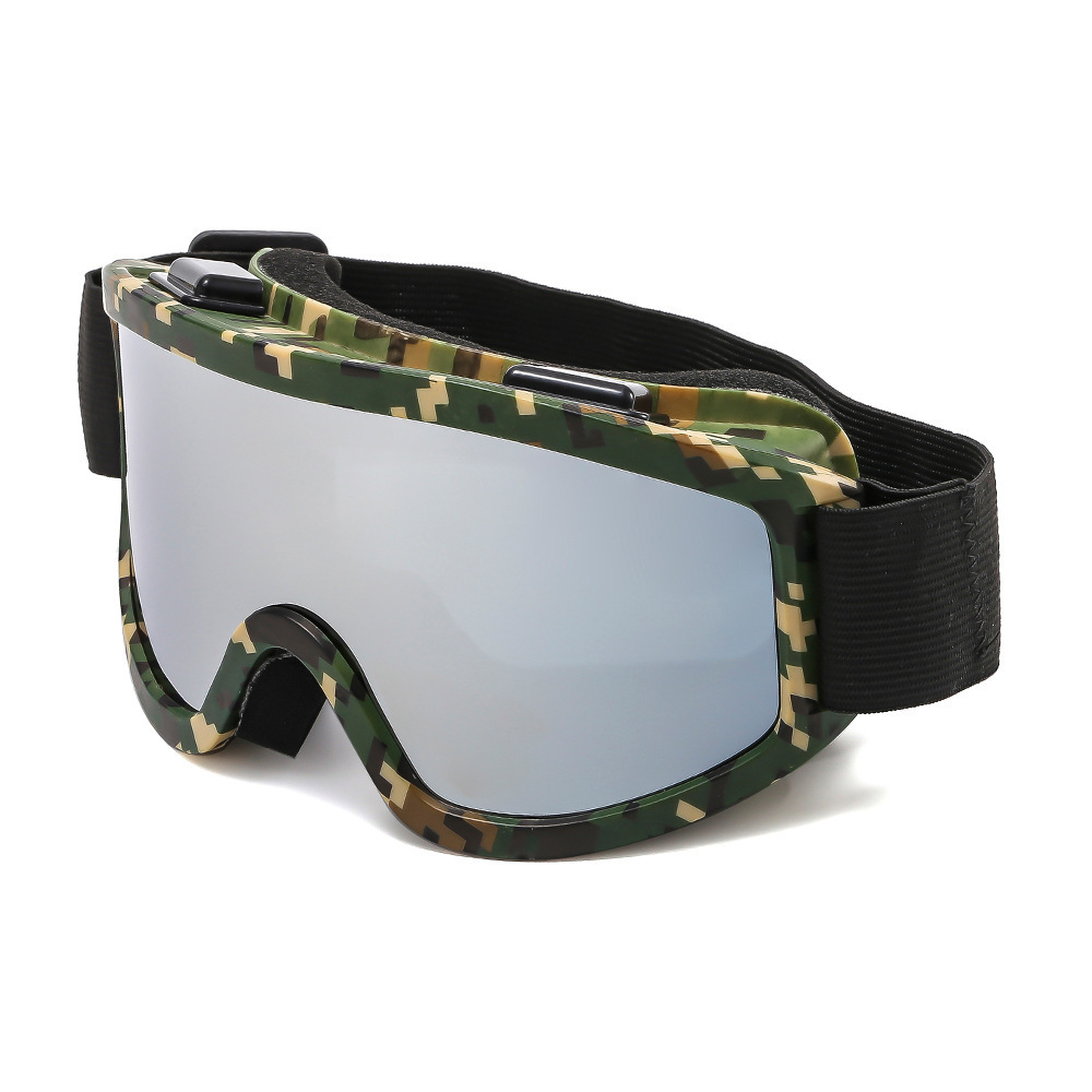 New double-layer anti-fog mountain skiing goggles outdoor large frame anti-wind sand dazzling polarized sports glasses_voghion.com