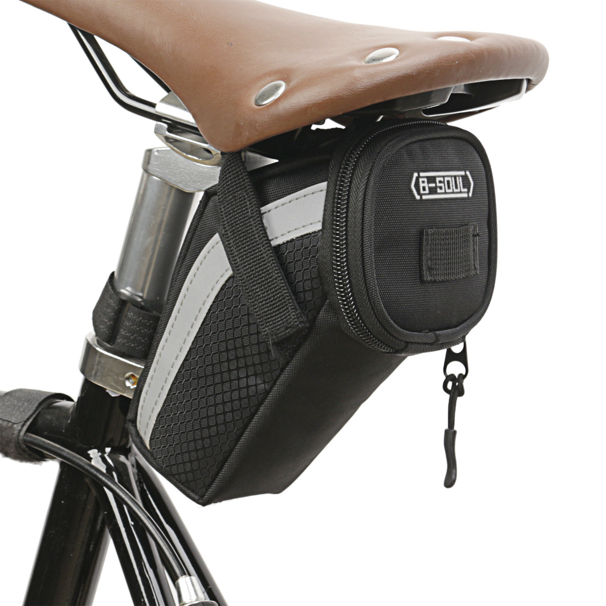 B- SOUL bicycle tail bag mountain road bike bicycle saddle bag anti-splash water expandable rear seat bag