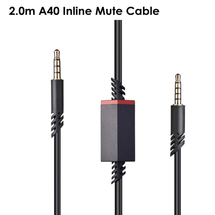 Applicable to A10 A30 A40 A50 game earphone cable slider mute function game cable audio cable link cable