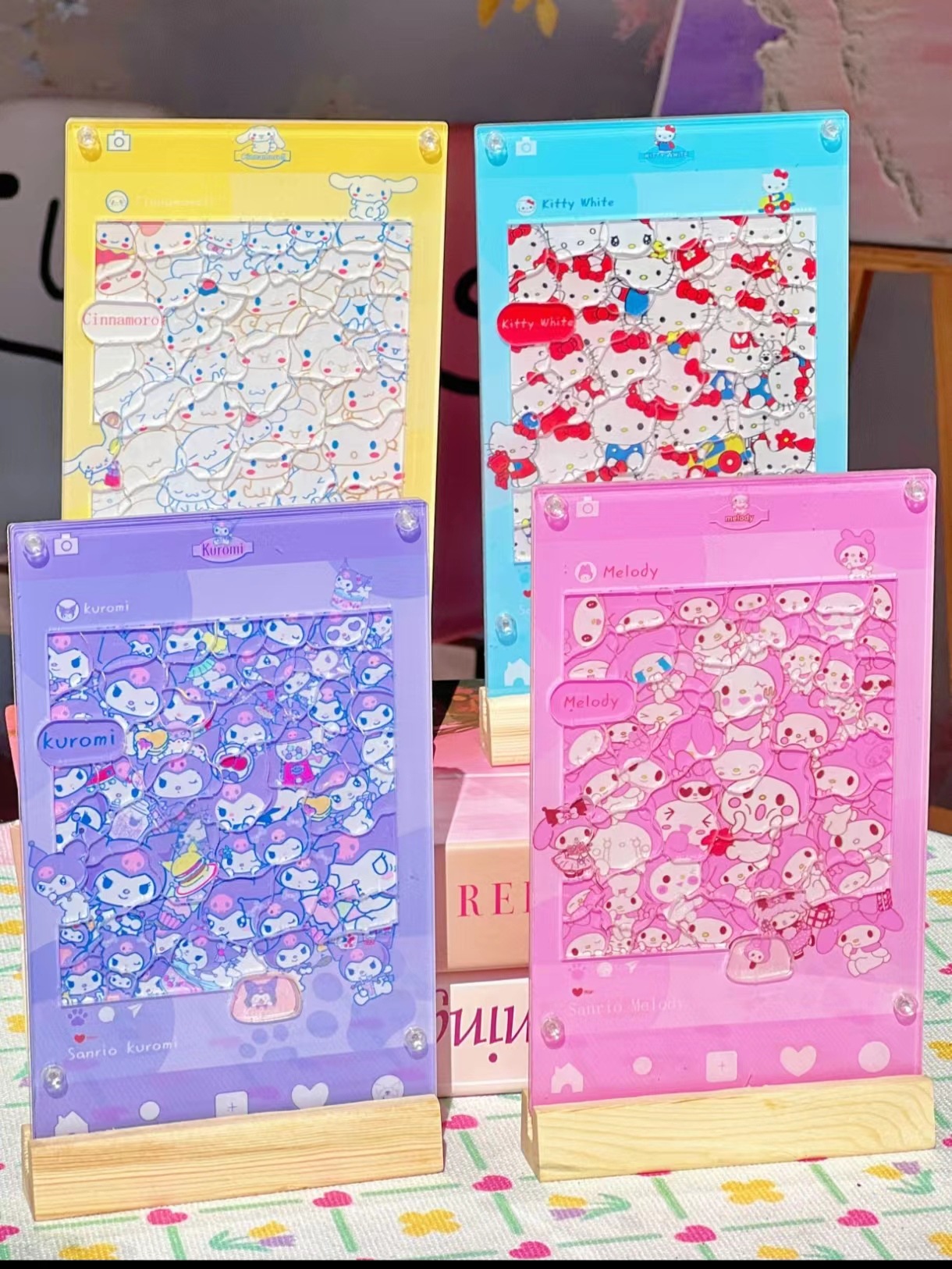Sanrio Creative Acrylic Three-Dimensional Puzzle Night Light Kulomi Gui Dog Cute Cartoon